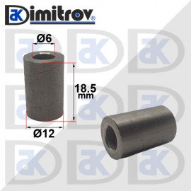 Метална втулка Ø  6 х Ø 12 х 18,5 mm